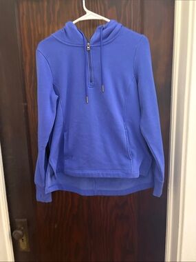 Avia Men’s Royal Blue Half-Zip Hooded Pullover